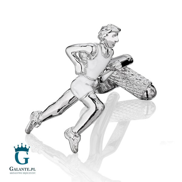 Spinki do mankietów Maratończyk KC-755 Onyx-Art London