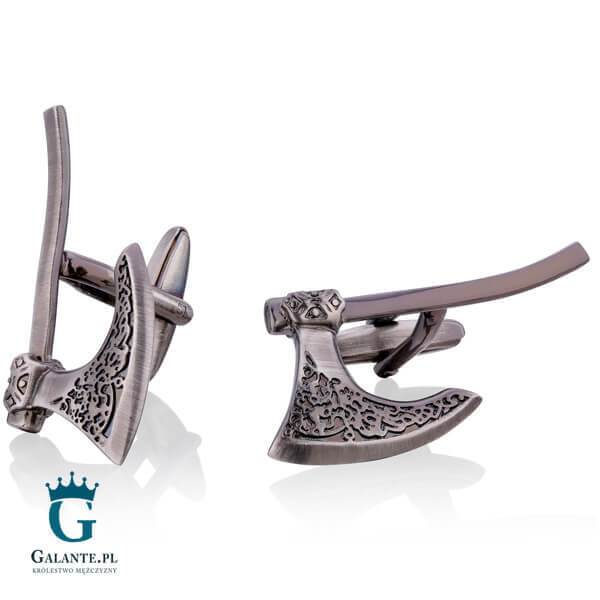 Spinki do mankietów X2 Topór wikinga