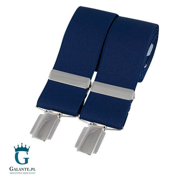 Szelki do spodni Granatowe BR-006