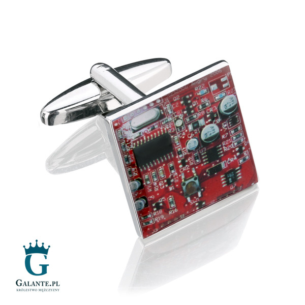 Spinki do mankietów X2 Płyta Główna Red