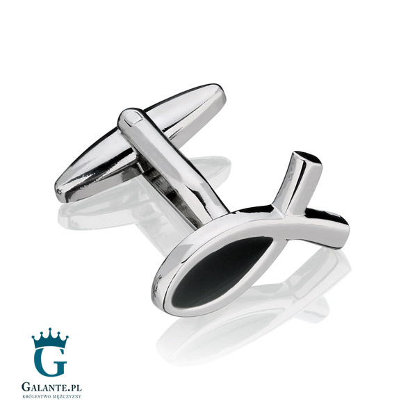 Spinki do mankietów X2 Ryba Symbol