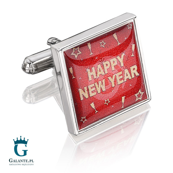 Spinki do mankietów Nowy Rok PS-309