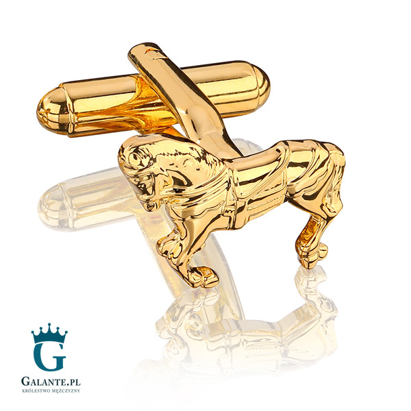 Spinki do mankietów Złoty Rumak PS-304