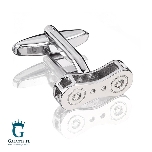 Spinki do mankietów X2 Łańcuch rowerowy