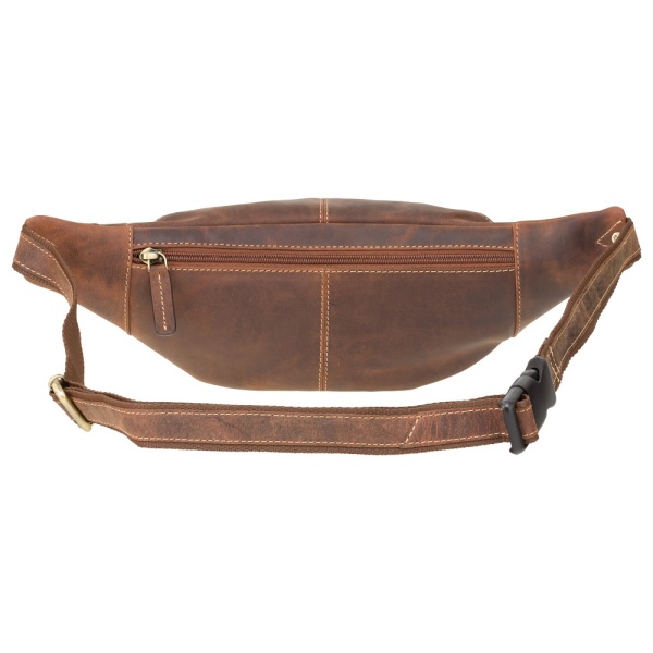 Skórzana nerka męska Visconti V-721 brązowa