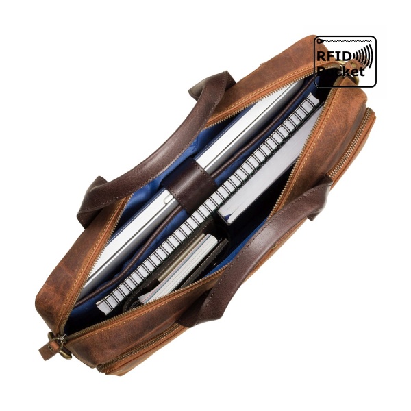 Teczka skórzana na laptop 13” Visconti TC-82