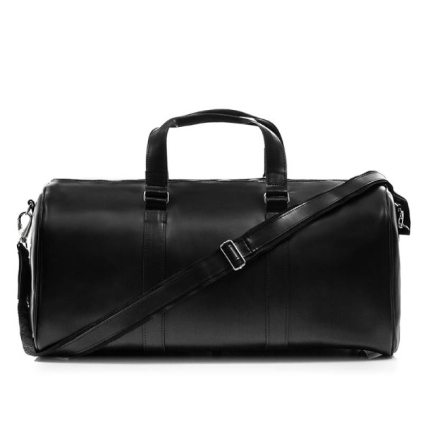 Torba podróżna ze skóry naturalnej Brodrene R20 – czarny