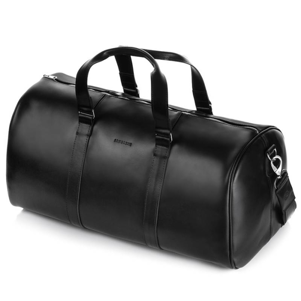 Torba podróżna ze skóry naturalnej Brodrene R20 – czarny