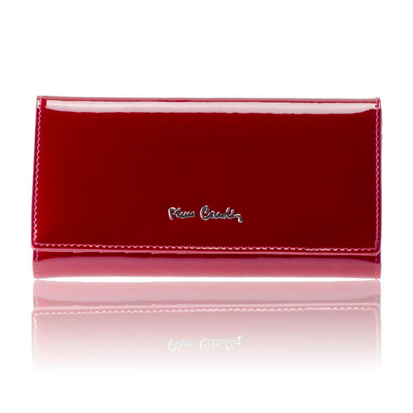 Duży portfel Pierre Cardin zapinany na zatrzask 05 LINE 114 – czerwony