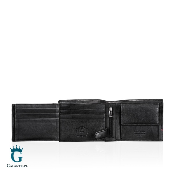 Mały skórzany portfel Męski Pierre Cardin TILAK15 325 – niebieski