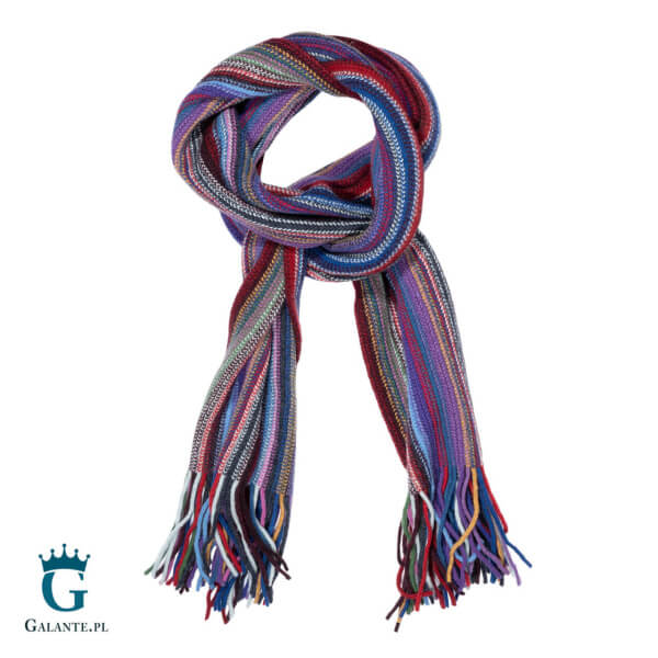 Kolorowy szal wełniany SW-006