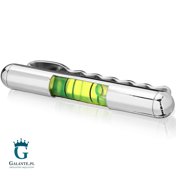 Spinka do krawata SK-9207 Poziomica Zielona