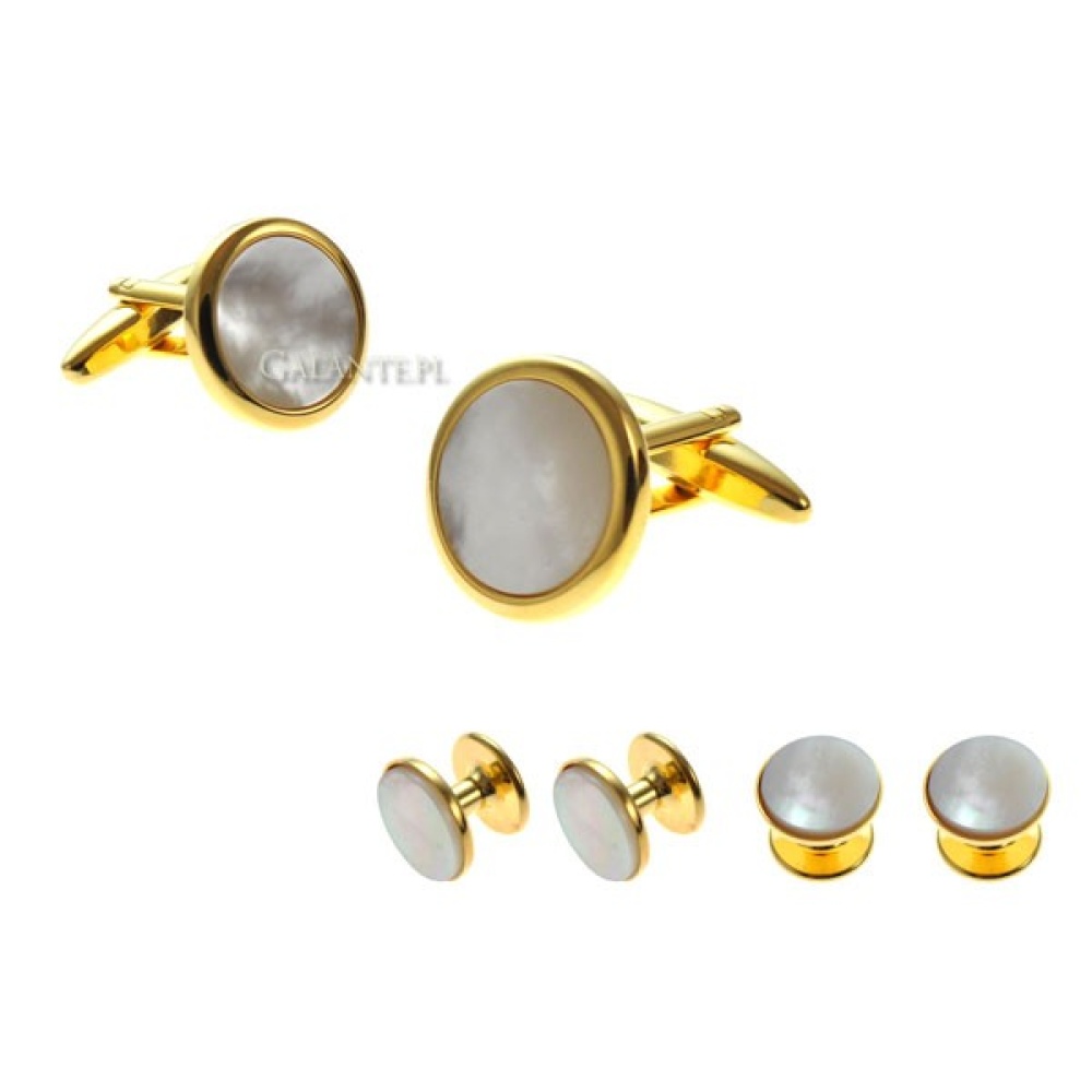 Komplet smokingowy perłowy KSL990013