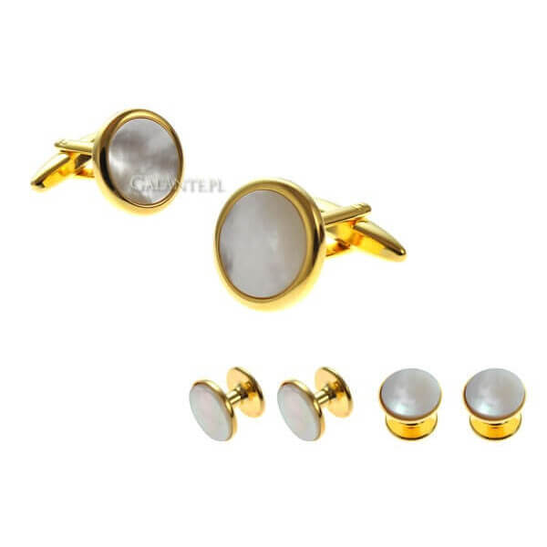 Komplet smokingowy perłowy KSL990013