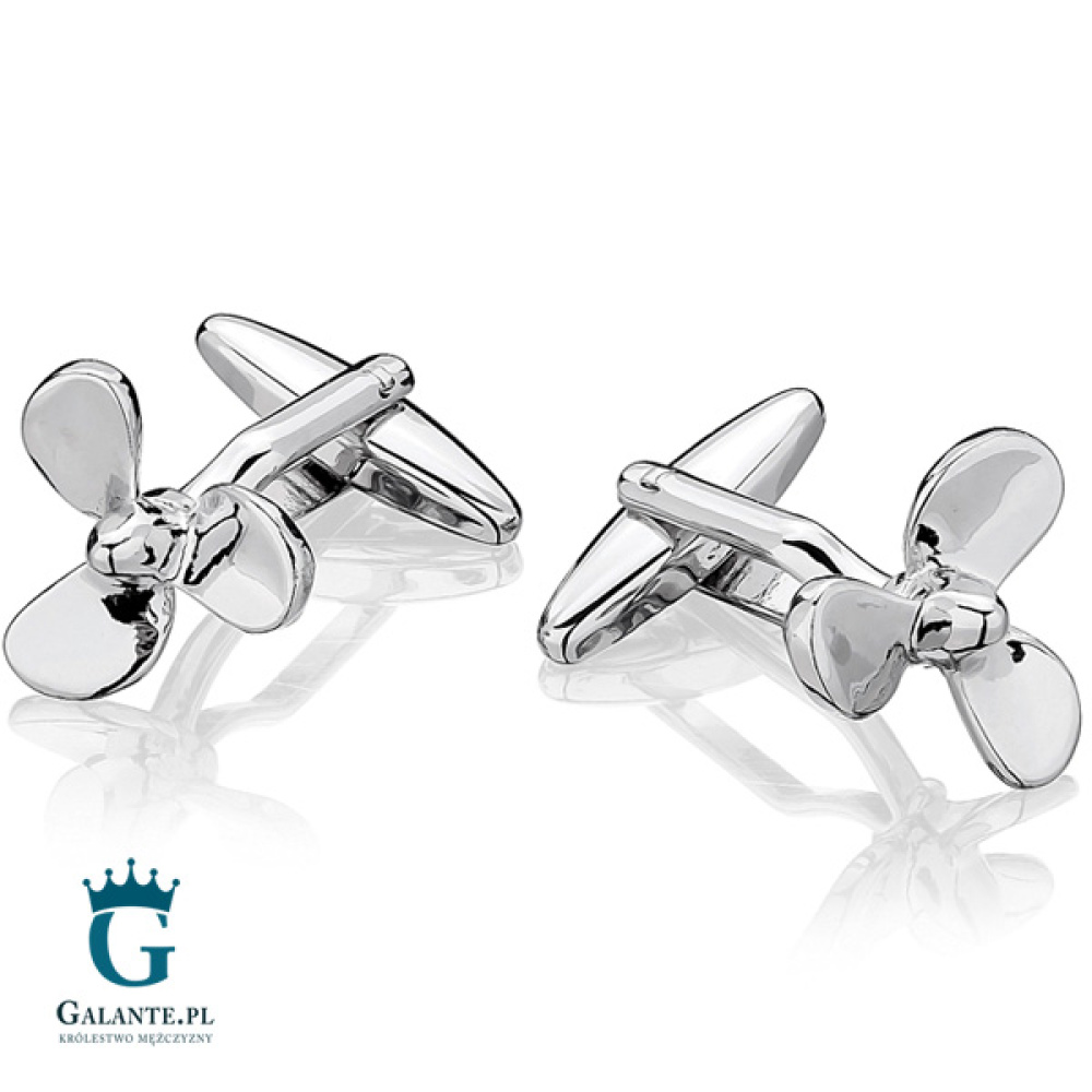 Spinki do mankietów Ryba ości SD-1442