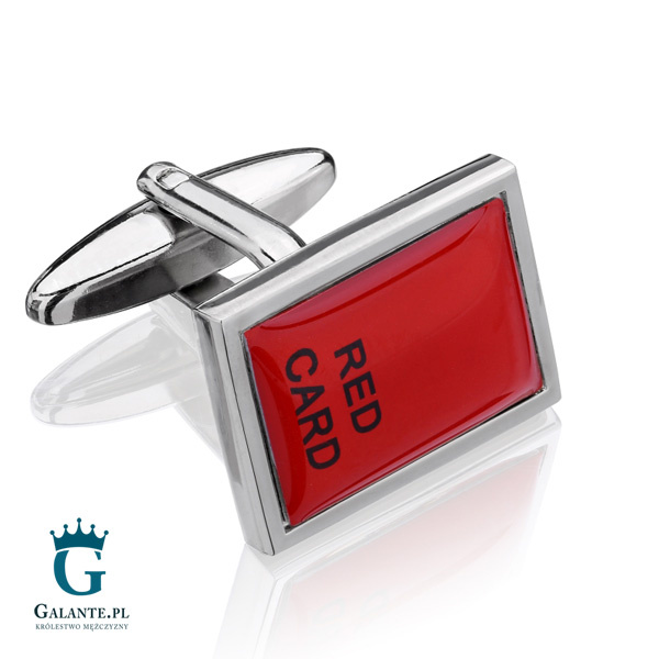 Spinki do mankietów Piłkarskie – Żółta i Czerwona Kartka SD-4695