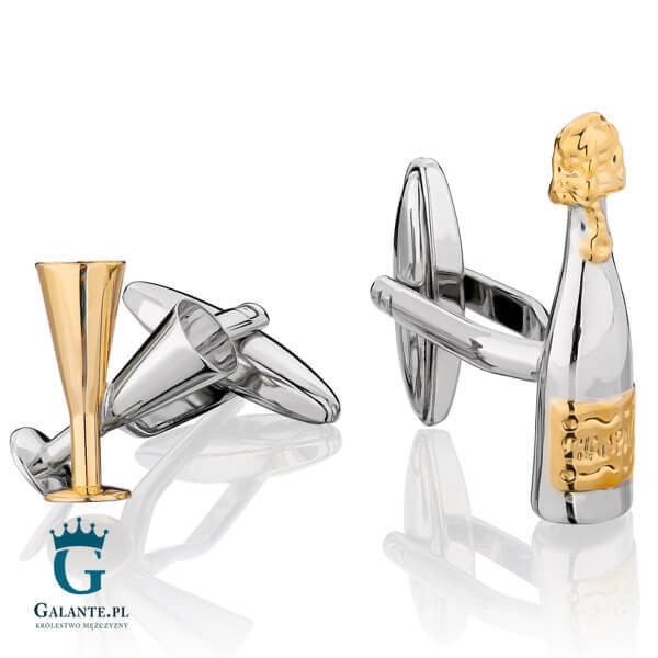 Spinki do mankietów Szampańskie SD-1215