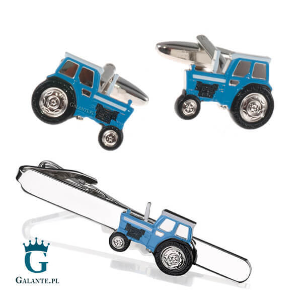 Komplet biżuterii Niebieski Traktor SDK-1296