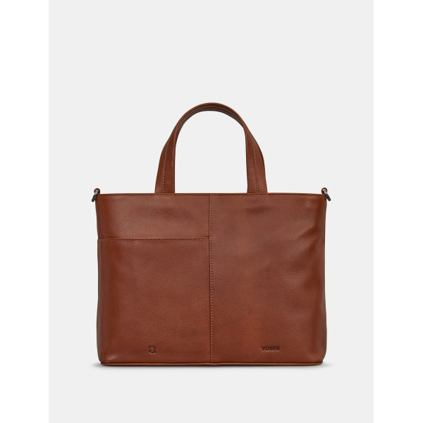 Torebka shopperka damska Literatura Klasyczna Yoshi YB26 – brązowa