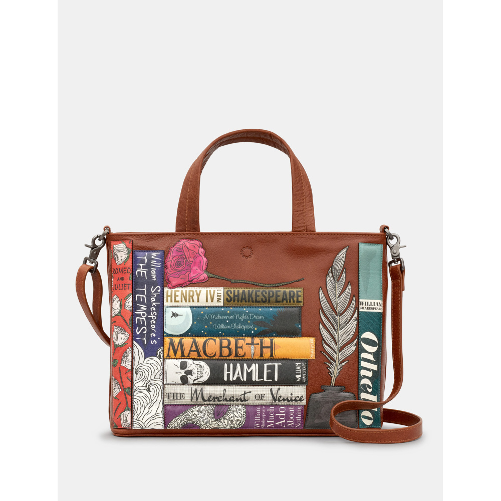 Torebka shopperka damska Literatura Klasyczna Yoshi YB26 – brązowa