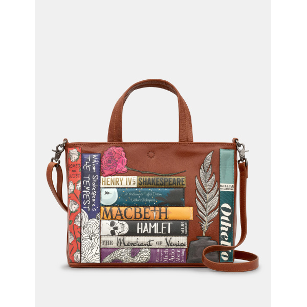 Torebka shopperka damska Literatura Klasyczna Yoshi YB26 – brązowa