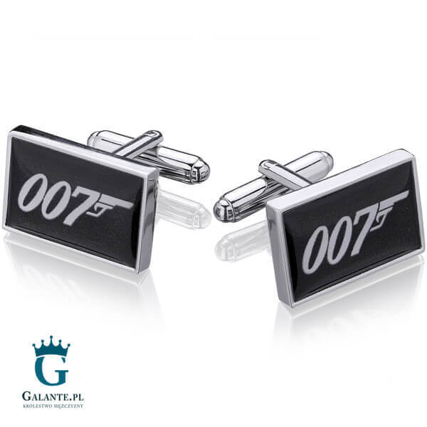 Spinki do mankietów 007 James Bond