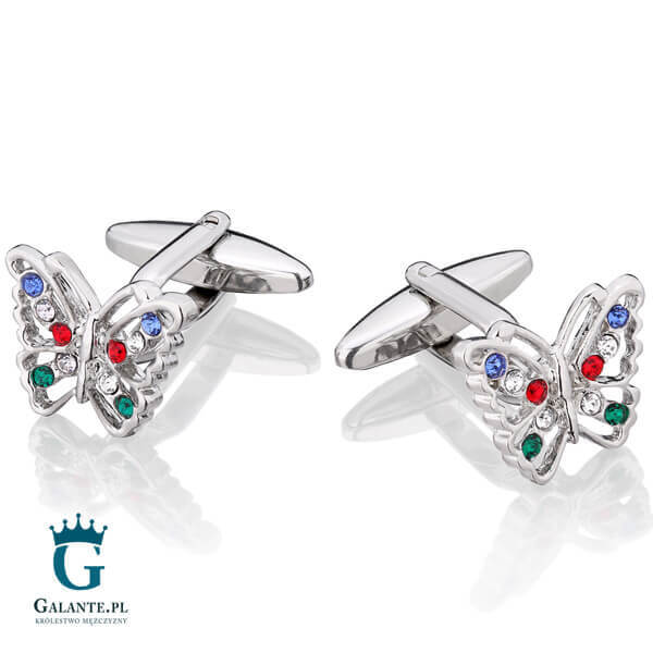 Spinki do mankietów X2 Motyl