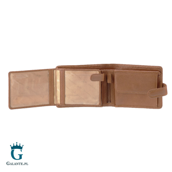 Zapinany portfel męski skórzany Visconti DR-30