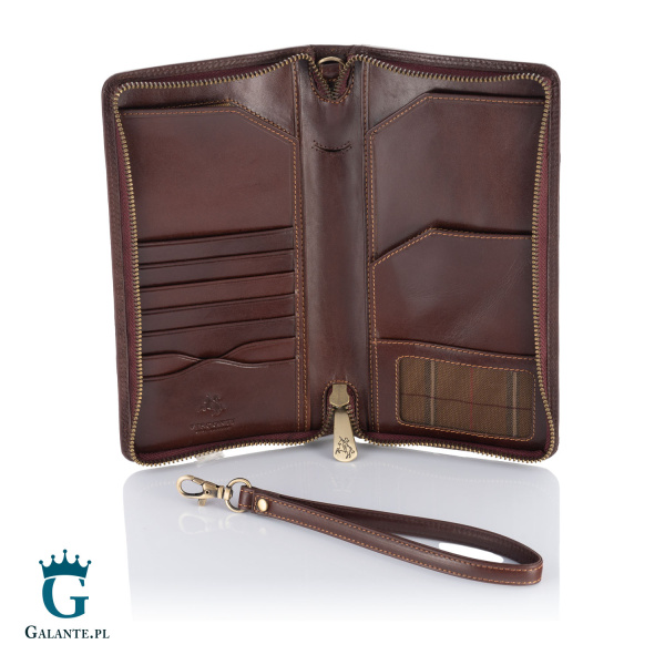 Portfel podróżny Visconti MZ-101 Wing – brązowy