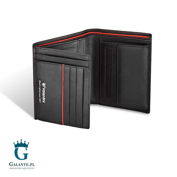 Pojemny-portfel-meski-ze-skory-naturalnej-154-266-4153 Portfel męski Valentini 154-266 Ferrari Red & Black