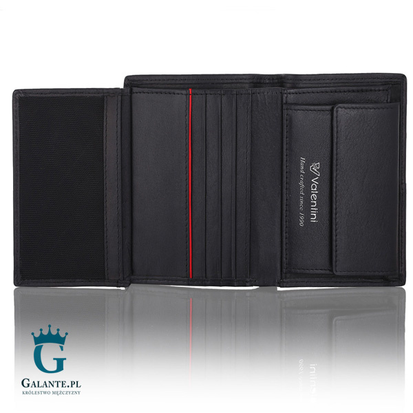 Portfel męski Valentini 154-115 Ferrari Red & Black