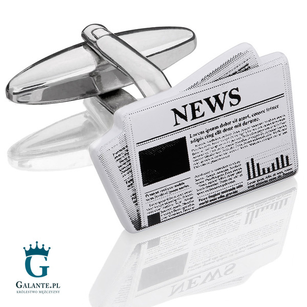 Spinki do mankietów Poranna gazeta SD-1488