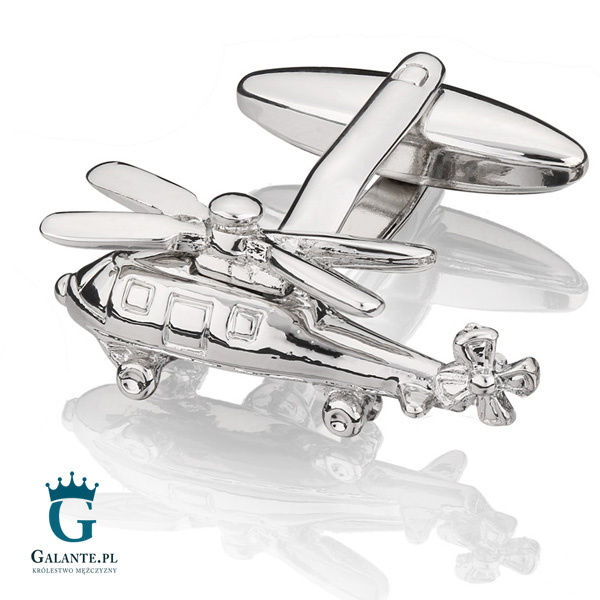 Spinki do mankietów Helikopter SD-1388