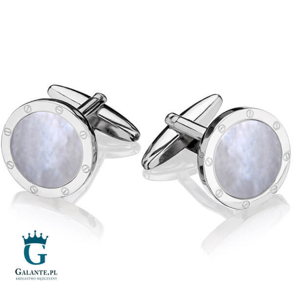 Spinki do mankietów Perłowe SD-0207