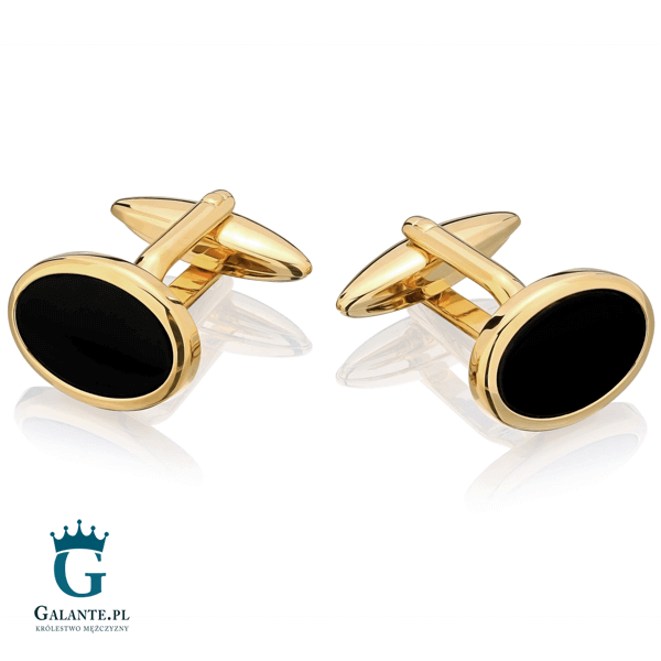 Spinki do mankietów z onyksem SD-254