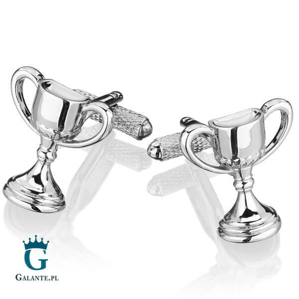 Spinki do mankietów Puchary KC-493 Onyx-Art London