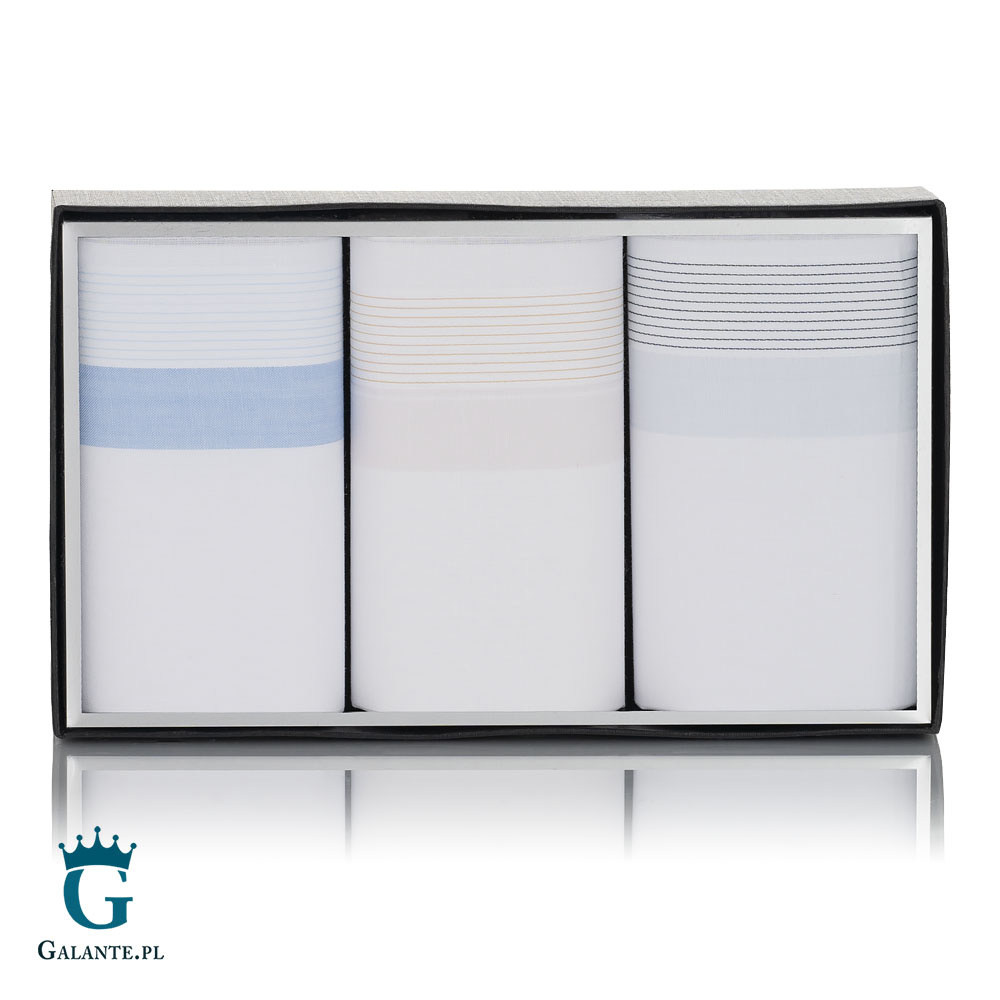 Chusteczki męskie bawełniane Lindenmann 50032