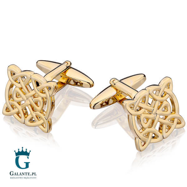 Spinki do mankietów Celtic gold SD-2037