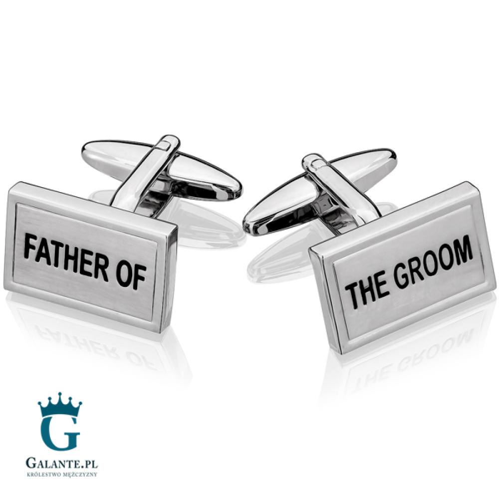 Spinki do mankietów Ojciec Pana Młodego SD-0228