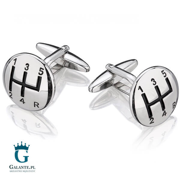 Spinki do mankietów Skrzynia biegów SD-1234