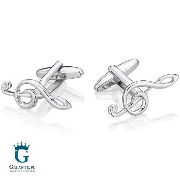 Spinki do mankietów Klucz Wiolinowy SD-1015