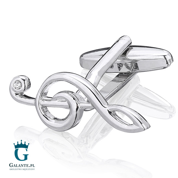 Spinki do mankietów Klucz Wiolinowy SD-1015