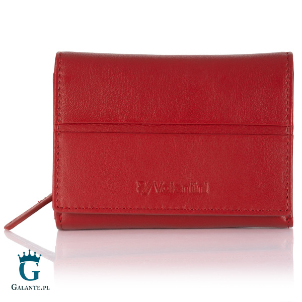 Mały pojemny portfel damski ze skóry Valentini