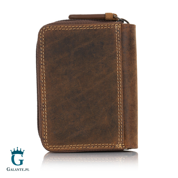 Mały skórzany portfel damski vintage Visconti V-729