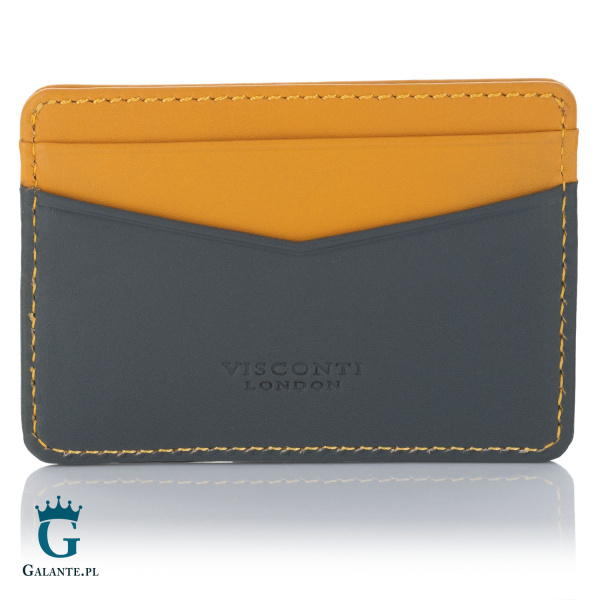 Skórzane etui na karty Visconti VSL-40