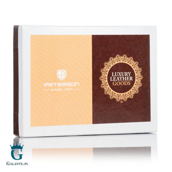 Skórzany portfel męski dla motocyklisty PETERSON N992C-03