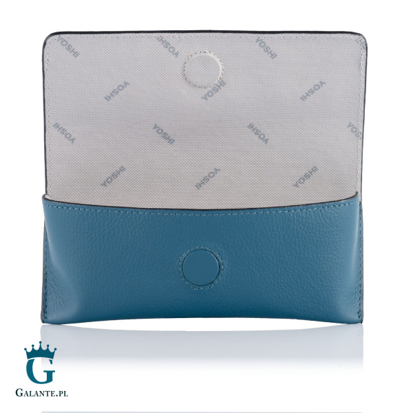 Skórzane damskie etui na okulary Imprezowe Psy Yoshi Y4308