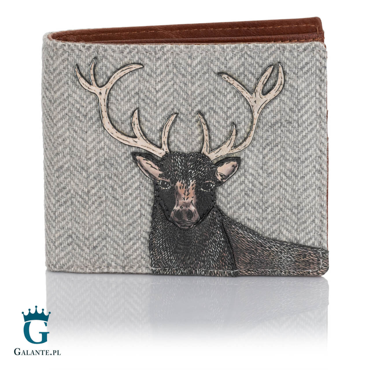 Duży skórzany portfel damski Literatura Yoshi Y1030