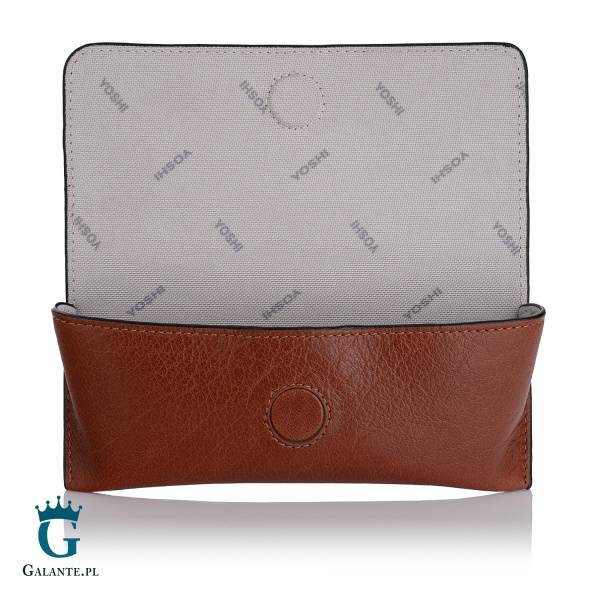 Skórzane etui na okulary Literatura Klasyczna Yoshi Y4308