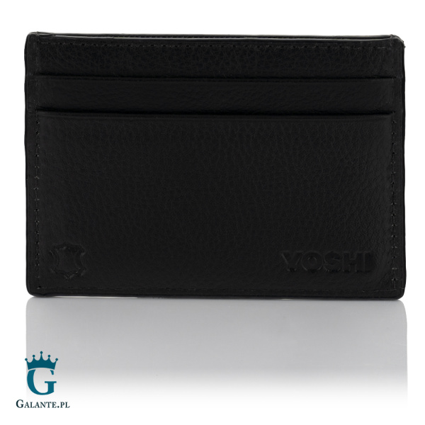 Skórzane etui na karty Banksy Helikopter Yoshi Y1218